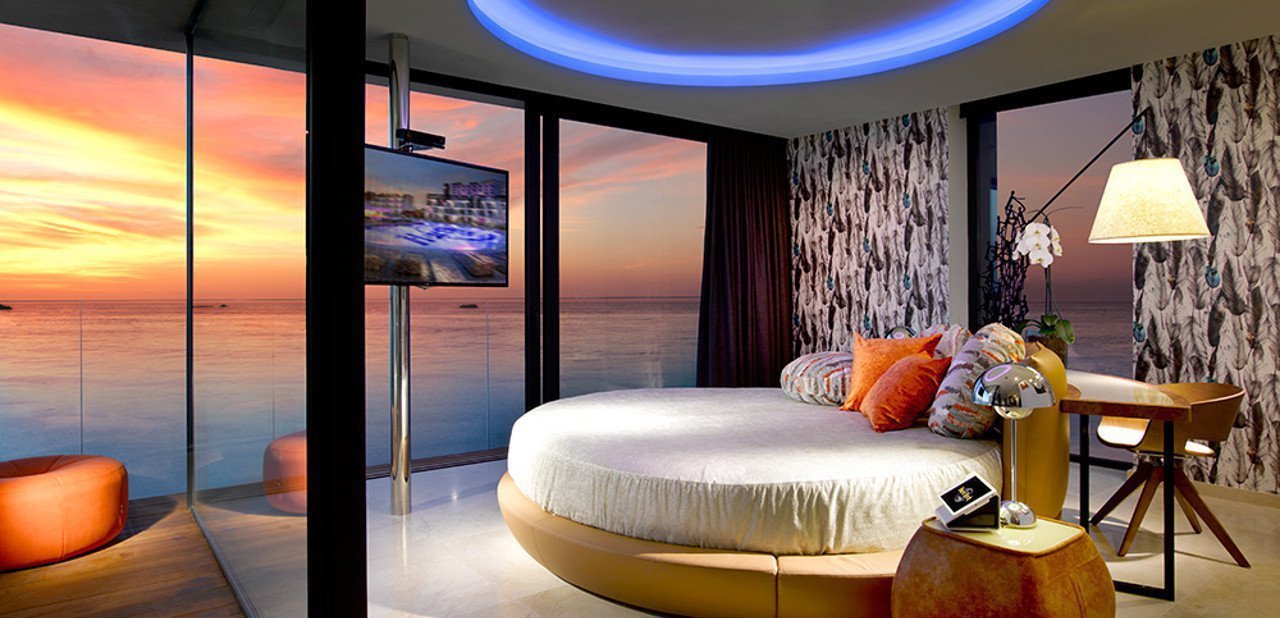 Detalle de una de las suites del Hard Rock Hotel Ibiza