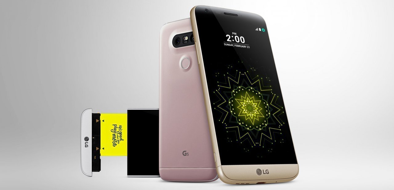 El LG G5 presentado en varios colores