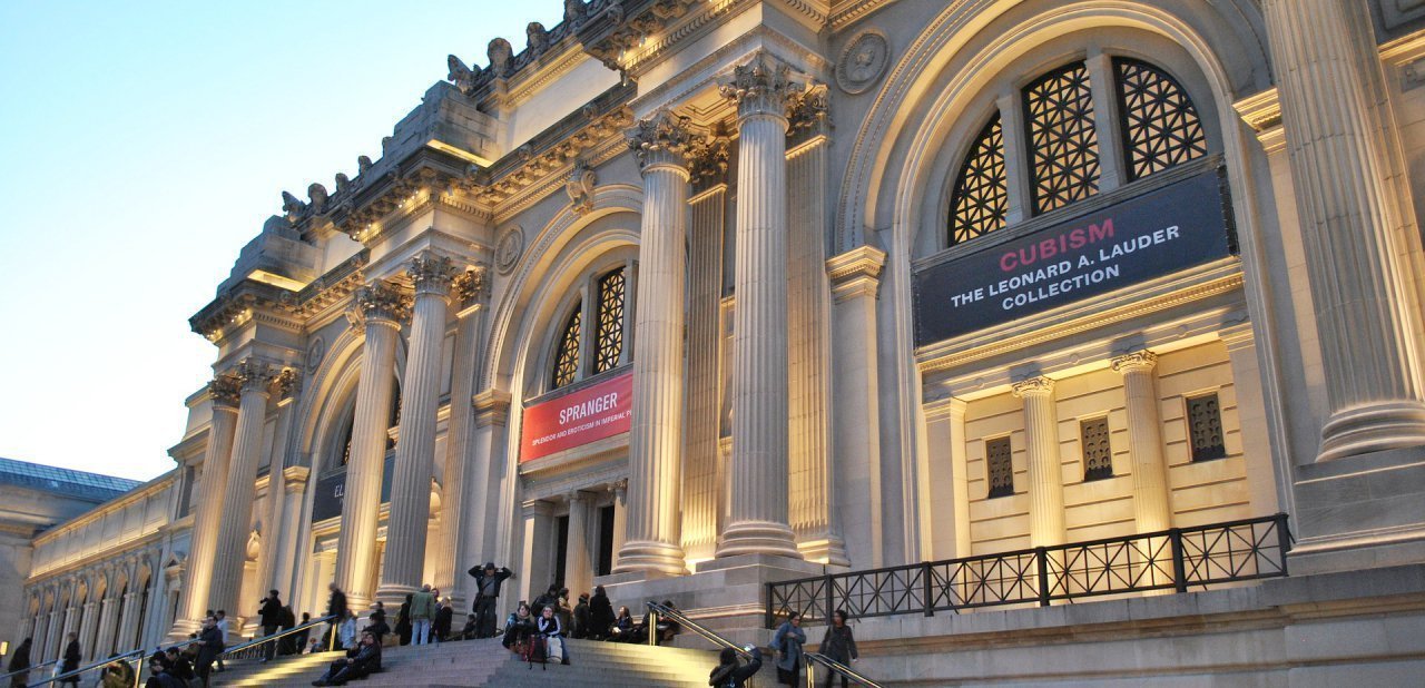 Fachada del Museo Metropolitano de Arte de Nueva York