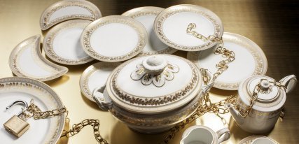 Colección de vajillas Vista Alegre Anna, el arte de la porcelana