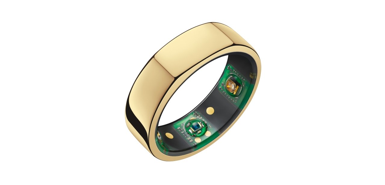 Oura Ring edición especial bañada en oro