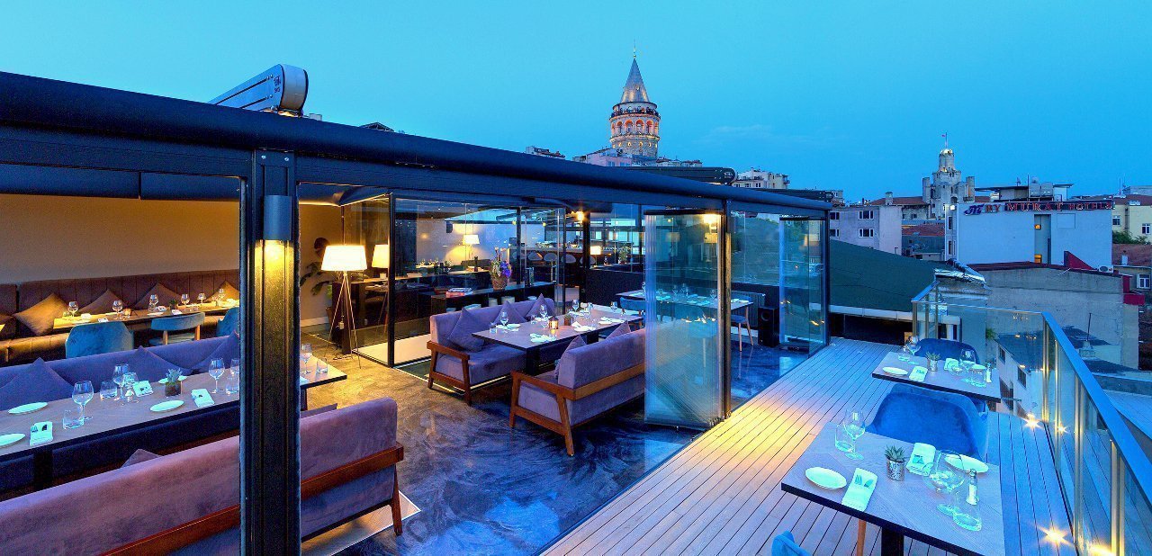 Terraza del Walton Hotels Galata